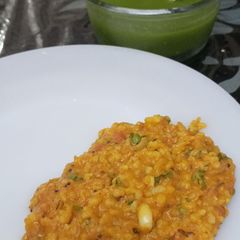 A picture of Dal khichdi.
