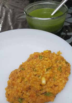 A picture of Dal khichdi.