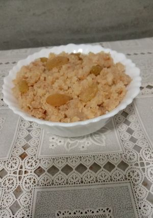 A picture of Suji ka halwa.