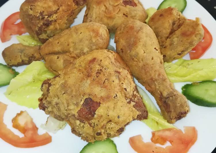How to Prepare Homemade My style  crispy fried chicken