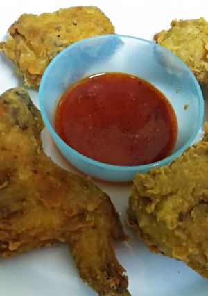 Foto resep Ayam saus ala richeese factory "fire wings"