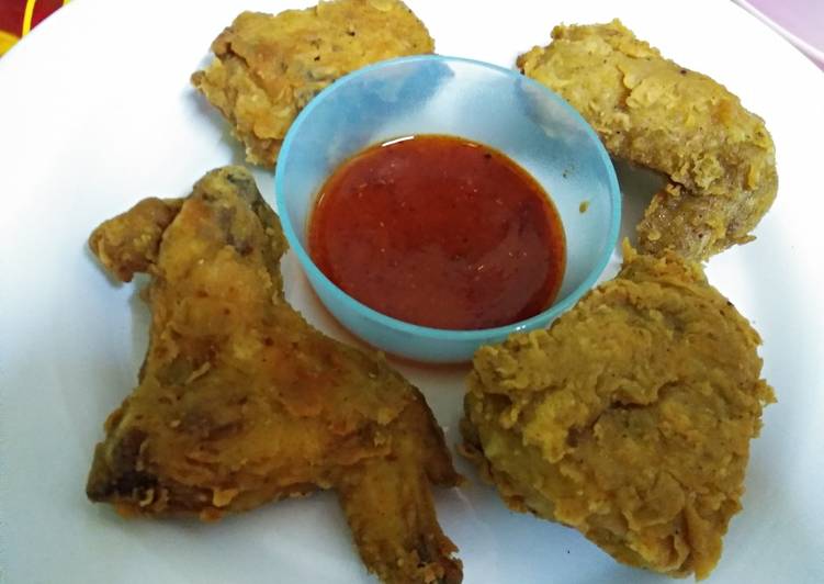 Ayam saus ala richeese factory &quot;fire wings&quot;