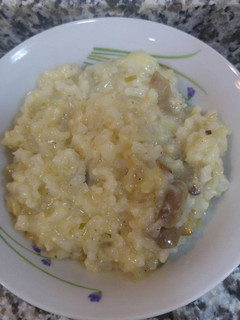 Una foto de Risotto con arroz integral