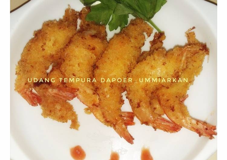 Bagaimana Membuat Udang goreng tepung roti, Lezat