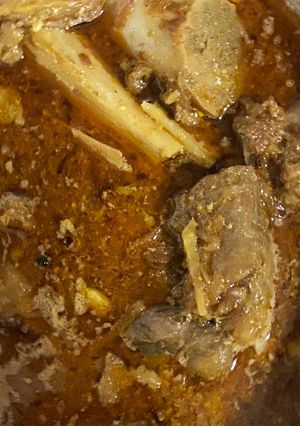 A picture of Mutton Qourma.