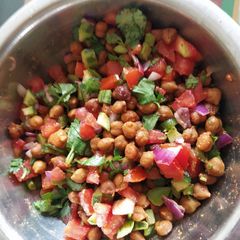 A picture of Healthy protin salad.
