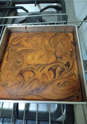 Foto resep Marble cake putih telor