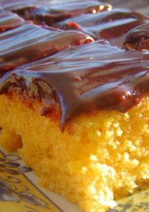 Una foto de Torta de zanahoria con chocolate