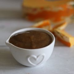 A picture of Easy homemade spiced pumpkin purée 🎃.