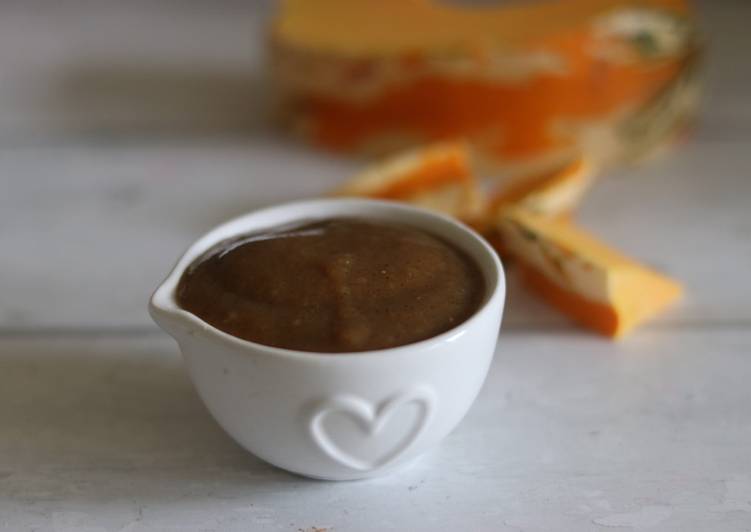 Easy homemade spiced pumpkin purée 🎃 Easy homemade spiced pumpkin purée 🎃