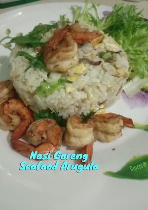 Foto resep Nasi Goreng Kencur with Udang dan Arugula
