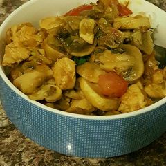 A picture of Spicey Chicken and Mushroom.