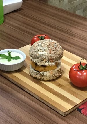 Foto de Hambúrguer com blend2 do chefaleparucker