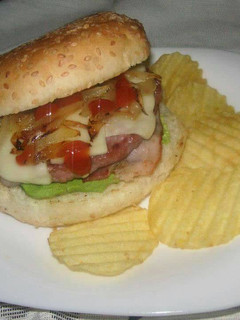 Una foto de Hamburguesa de pollo