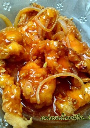 Foto resep Ayam kriuk asam manis simpel (koloke ayam)