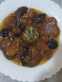 صورة لوصفة طاجين الحلو بدون لحم