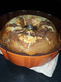 Una foto de Budín marmolado