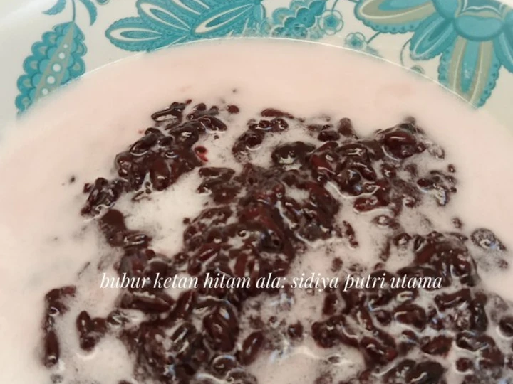 Langkah Mudah untuk Membuat Resep Bubur ketan hitam ala saya yang Menggugah Selera Anti Ribet, Bisa Manjain Lidah