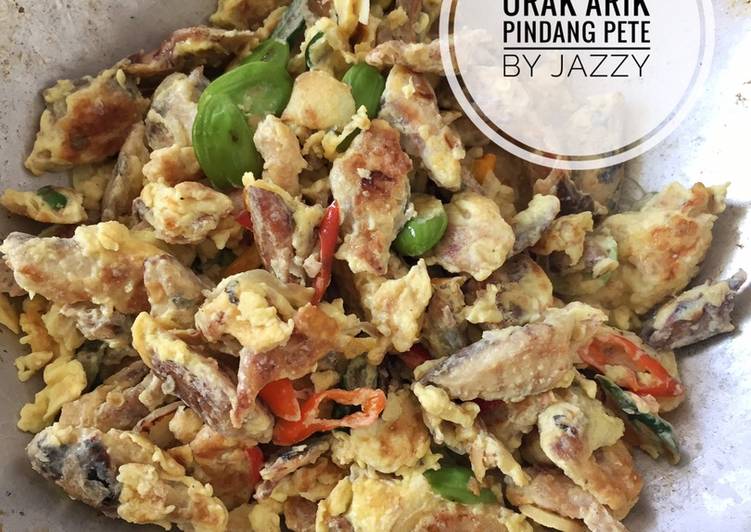 Proses Menyiapkan Orak Arik Pindang Pete, Bisa Manjain Lidah