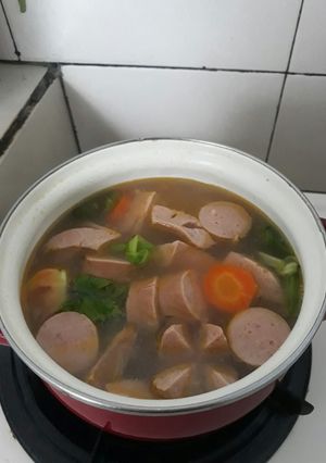 Foto resep Sup Sossis favorite anak lanang