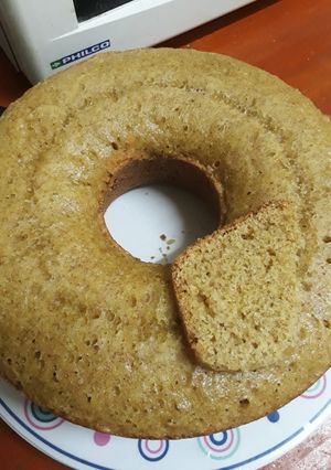 Una foto de Bizcochuelo con harina integral y blanca
