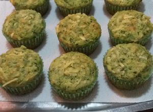Una foto de Muffins de Espinaca y Parmesano