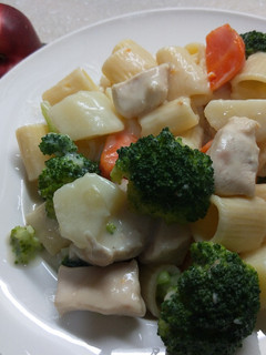 白醬雞肉通心麵 的食譜成品照片