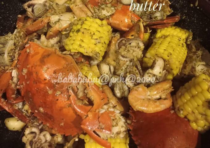 Seafood saus garlic & butter simple