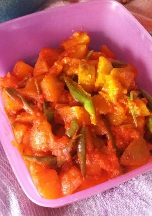 Foto resep Tumis kentang buncis/sambel goreng kentang uenak😉