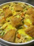 Colorful Vegetable Katsu Donburi