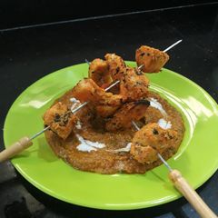 A picture of Roasted Butter Chicken..in YUMMY gravy # chicken gravy.