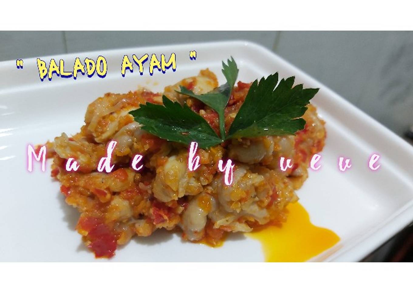 Balado ayam pedass