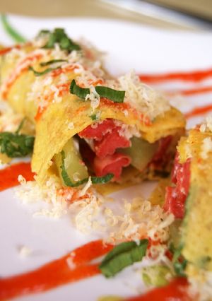 Foto resep Egg roll Sausage
