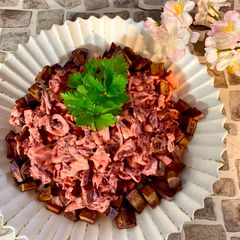 A picture of Purple Color Salad.