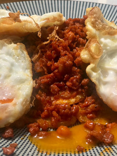 Una foto de Huevos con zorza