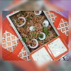 A picture of Veg dum biryani.