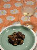 Spezzatino di vitello con i funghi