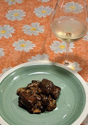 Foto di Spezzatino di vitello con i funghi
