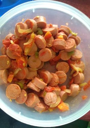 Una foto de Salchichas a la MEXICANA 🇲🇽🥵🌶️