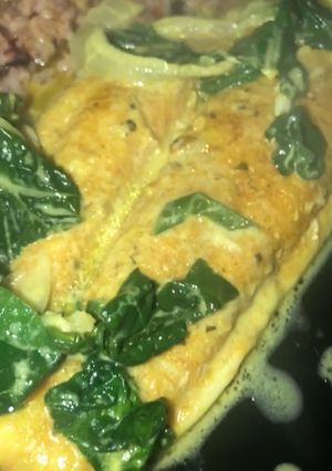 A picture of Coconut Curry Basa.