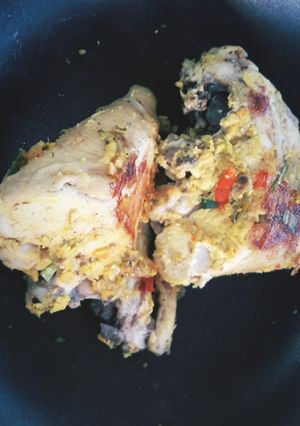 Foto resep Ayam Panggang Teflon tanpa Minyak dan MSG