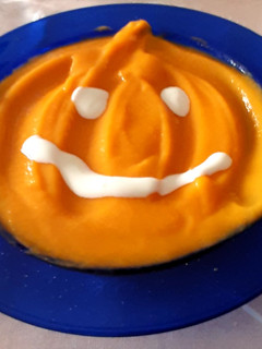 Una foto de Crema de calabaza