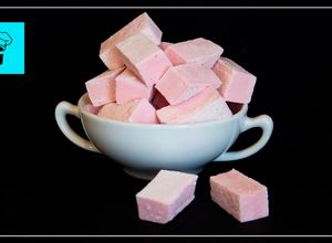 Una foto de Cómo hacer nubes o malvaviscos sin gluten y sin huevo | marshmallow