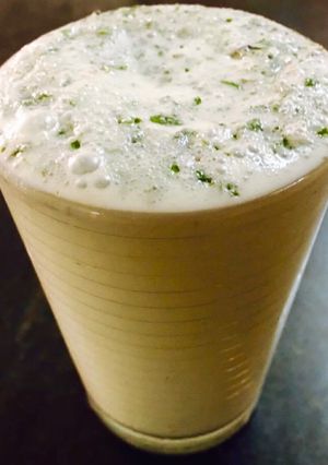 A picture of Mint buttermilk.