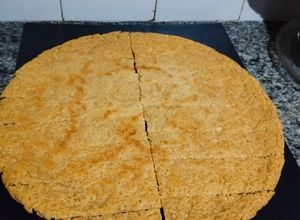 Una foto de Fainá con Harina de Garbanzos