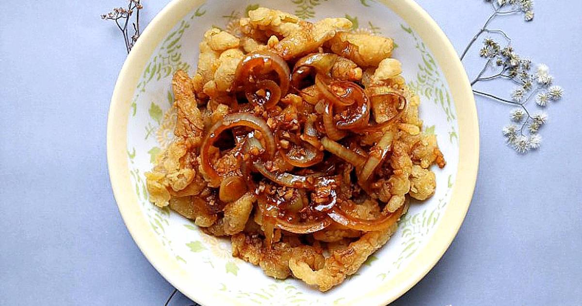 Resep Jamur Tiram Crispy Siram Saus Teriyaki oleh Alya Nurfitri🍳 Cookpad