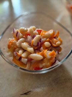 Una foto de Ensalada de Alubias