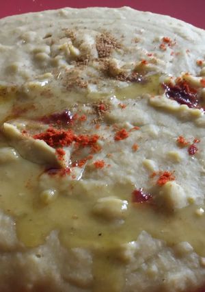 Une photo de Purée de pois cassés à la marocaine (besara)