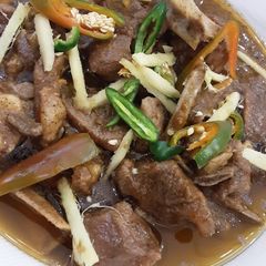 A picture of Peshawari Mutton karahi.