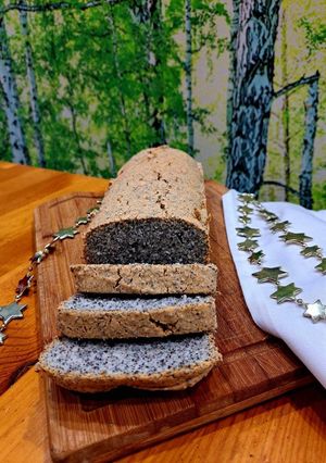Zdjęcie przepisu Najlepszy chlebek na białkach z makiem🍞.